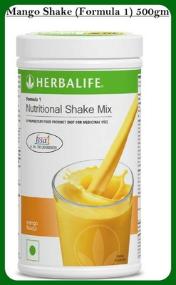 Herbal Nutrition Life Formula 1 Nutritional Mango Shake Mix Plant-Based Protein(500 g, MANGO)