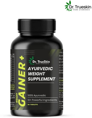 Dr.trueskin Weight Gainer+ Build Mass and Strength Fast Weight Gainers/Mass Gainers(90 Capsules, Unflavored)