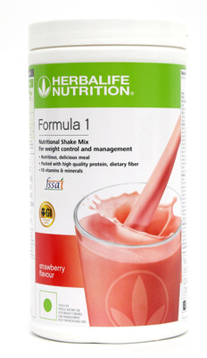 Herbalife Nutrition Formula 1 Nutritional Shake - Strawberry Flavor For Weight Loss Plant-Based Protein(500 g, Strawberry)
