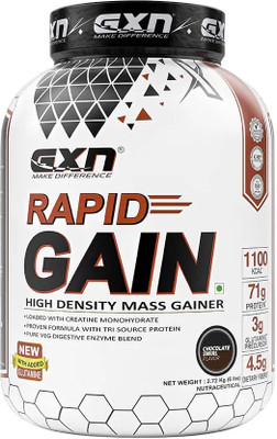 GXN RAPID GAIN CHOCOLATE SWIRL 2KG Whey Protein(2.72 kg, CHOCOLATESWIRL)