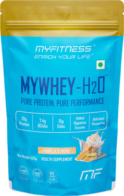 MYFITNESS Mywhey H2O Vanilla Sundae | 26g Protein Per Serving Whey Protein(525 g, Vanilla Sundae)