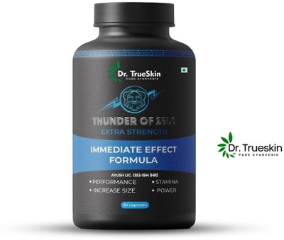 Dr.trueskin Thunder Of Zeus Capsules with stamina power mix Pre Workout(30 Capsules, Unflavored)