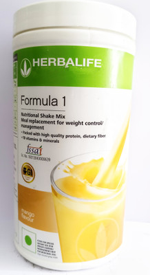 HERBALIFE Formula 1 Shake Mix Mango Flavor 500g For Waight Loss Protein Shake(500 g, Mango)