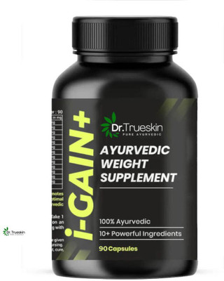 Dr.trueskin i-Gain+ Capsules Improved Digestion & Bodybuilding Aid – Daily Support Pre Workout(90 Capsules, Unflavored)