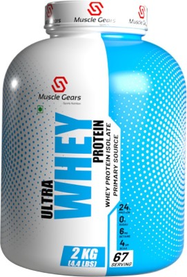 Muscle Gears Ultra Whey Protein 4.4lbs Litchi Ice Cream Whey Protein(2000 g, Litchi Ice Cream)