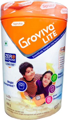 vivamom Groviva Lite child nutrition to manage growth and weight (Jar) Nutrition Bars(400 g, VANILLA)