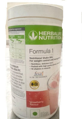 HERBALIFE Herbalife_Formula 1 Nutritional Shake Mix for Weight Management Plant-Based Protein(500 g, MANGO)