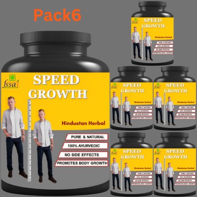 hindustan herbal SPEED GROWTH |0.6 KG MANGO FLAVOR | PACK OF 6 Protein Blends(0.6 kg, Mango)