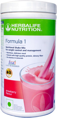 HERBALIFE PROTEIN SUPPLEMENT Plant-Based Protein(500 g, FORMULA 1 SHAKE STRAWBERRY)