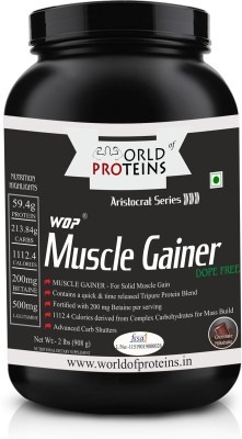 WOP Muscle Gainer 2 Lb Weight Gainers/Mass Gainers(908 g, Coffee, Chocolate)