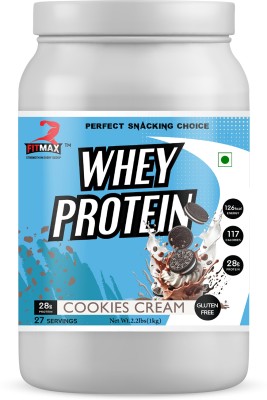 Nutri India Fitmax Nutrition Whey Protein(1 kg, Cookies & Cream)