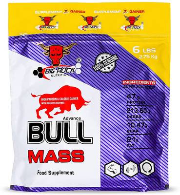 BIG ROCK NUTRITION Advance Bull Mass Gainer (2.75 kg, Chocolate) Weight Gainers/Mass Gainers