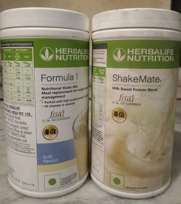 HERBALIFE FORMULA 1 NUTRITION KULFI SHAKEMATE (BhAGATee) Protein Shake(800 g, kulfi Flavor)