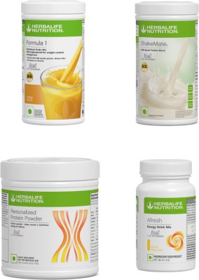 Herbalife Nutrition F1 Shake Mango , Small Protein Powder, ShakeMate , Afresh - Lemon Protein Shake(400 g, mango lemon)