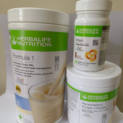 HERBALIFE WEIGHT LOSS COMBO ( KULFI PROTEIN 200 AFRESH LEMON ) Protein Shake(750 g, KULFI)