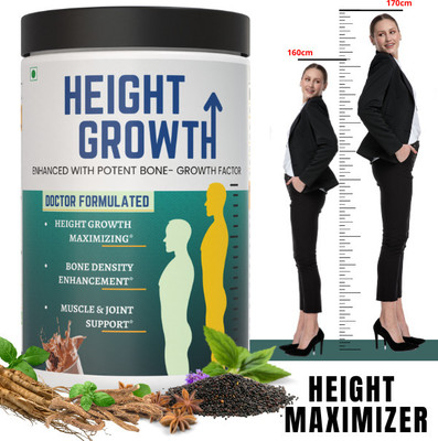 The Gromming guru Height Growth - Height Increase Supplement With 21 Vitamins & Minerals | Whey Protein(0.5 kg, Chocolate)