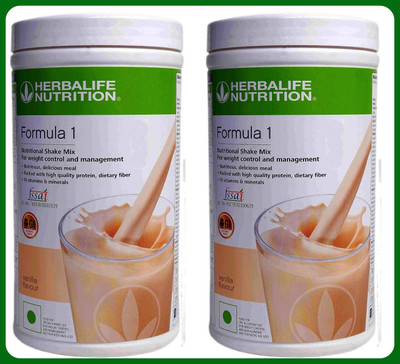Herbal Nutrition Life weight loss formula 1 combo Vanilla Plant-Based Protein(500 g, 500 g, Vanilla)