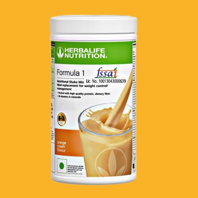 Herbalife Nutrition 553Formula 1 Mix Orange Nutritional Shake, 500g (White) - Copy (3) Nutrition Bars(500 g, Vanilla)