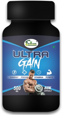 Fasczo Ultra Gain Muscle Building, Mass Gainers/Weight Gainers, Weight Gain Capsule Weight Gainers/Mass Gainers(60 Capsules, No Flavour)