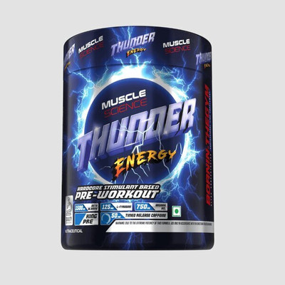 56 INCHES MUSCLE SCIENCE THUNDER ENERGY (HARDCORE STIMULANT BASED)PRE-WORKOUT 57 SERVING. Energy Bars(200 g, WATER MELON, ORANGE, MANGO)