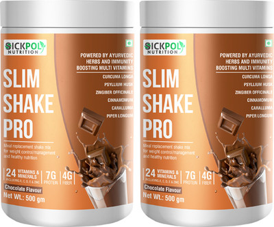 Sickpol Nutrition SLIME SHAKE Protein Shake(1 kg, Chocolate)