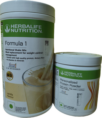 HERBALIFE WEIGHT LOSS FORMULA 1 VANILLA SHAKE PROTEIN POWDER 200GM Protein Shake(2 pounds, vanilla shake, Milk, ppp200gm)