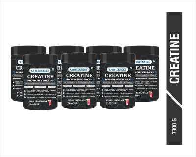 US KART Creatine Monohydrate Pink Lemonade Flavor 100gm (Pack of 7) Increase Strength Creatine(700 g, Lemonade)