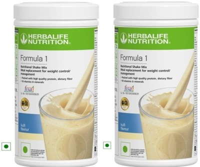 HERBALIFE Formula 1 Nutrition Kulfi Shake , Pack of 2 Protein Shake(500 g, Kulfi)