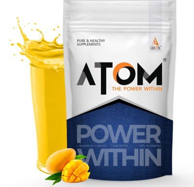 AS-IT-IS Nutrition ATOM Pea Protein, 29g Protein, Fast Recovery, Vegan - 1 kg - Mango Fusion Plant-Based Protein(1000 g, Mango Fusion)