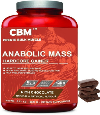 CBM ANABOLIC MASS GAINER Weight Gainers/Mass Gainers(3 kg, DELICIOUS RICH CHOCOLATE FLAVOR FOR WEIGHT GAIN)