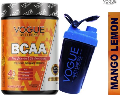 vogue Wellness Advance BCAA Supplement for Endurance & Muscle Growth Mango lemon P1 BCAA(400 g, MANGO LEMON)