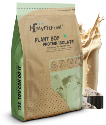 MyFitFuel MFF Soy Protein Isolate 90 -(2.2 lbs) Plant-Based Protein(1 kg, Unflavored)