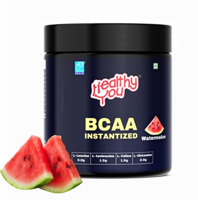 HEALTHY YOU BCAA | Muscle Recovery & Growth | Ratio of 2:1:1| Vegan| 5g per scoop BCAA(300 g, Watermelon)