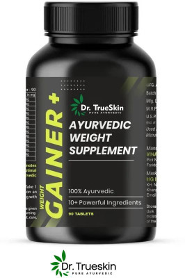 Dr.trueskin Weight Gainer+ Build Mass and Strength Fast Weight Gainers/Mass Gainers(90 Capsules, Unflavored) Dr.trueskin Weight Gainer+ Build Mass and Strength Fast Weight Gainers/Mass Gainers(90 Capsules, Unflavored)