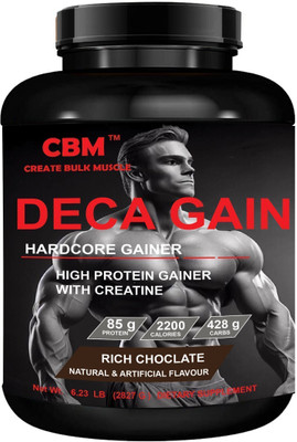 CBM DECA GAIN Fueling Your Fitness Journey Weight Gainers/Mass Gainers(3 kg, CHOCOLATE FLAVOUR)