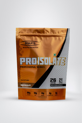 Sculpts Nutrition Pro Isolate 2lbs Swiss Chocolate Whey Protein(2 pounds, Chocolate)