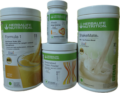 Herbalife Nutrition HERBALIFE MANGO SHAKE SHAKEMATE PROTEIN POWDER200GM AFRESH PEACH ENERGY Protein Shake(4 g, mango shake, ppp200gm, shakemate, afresh peach)
