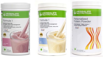 HERBALIFE FORMULA1 ROSE KHEER + KULFI + PROTEIN POWDER 400 GRAM Protein Blends(1.4 kg, ROSE KHEER, KULFI)