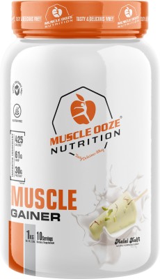 muscle ooze Muscle Gainer 1Kg Malai Kulfi Flavor with 10 Serving for Muscle & Weight Gainer Weight Gainers/Mass Gainers(1 kg, Malai Kulfi)