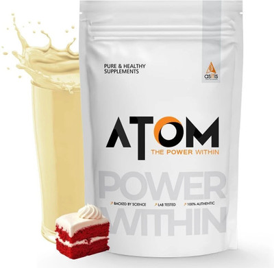 AS-IT-IS Nutrition AS-IT-IS ATOM Whey Protein 1kg with Digestive Enzymes, Classic Red Velvet Whey Protein(1 kg, Classic Red Velvet)