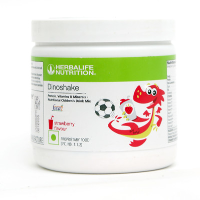 Herbalife Nutrition Dinoshake Kids Drink Mix Nutrition Shake -Strawberry Flavor Protein Shake(200 g, Strawberry)
