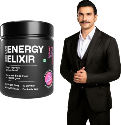 Bold Care Energy Extend Elixir Quickly Boosts Energy Level Plant-Based Protein(300 g, Mixed Berry Flavour)