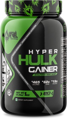 MUSCLE MARVEL NUTRITION Hyper Hulk Gainer 1kg Red Velvet Solid Weight Gainer & Powerful Muscle Building Weight Gainers/Mass Gainers(1 kg, Red Velvet)