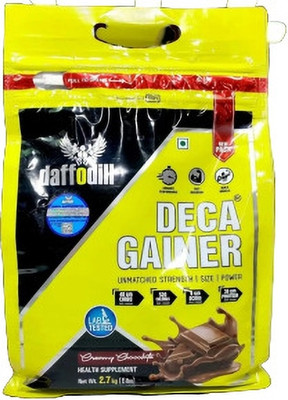 DAFFODIL HEALTHCARE DECA GAINER UNMATCHED STRENGTH SIZE POWER 6LBS 54 SERVING Weight Gainers/Mass Gainers(2.7 kg, CHOCOLATE)