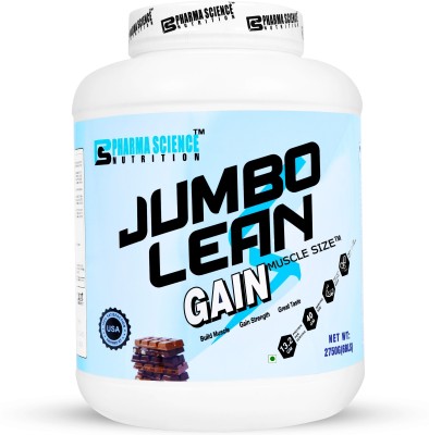 Pharma Science Jumbo Lean Gain & Weight Gainer 6lbs Weight Gainers/Mass Gainers(2.75 kg, CHOCOLATE)