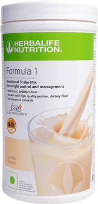 HERBALIFE Formula 1 Nutritional Shake Mix Vanilla Plant-Based Protein(500 g, Vanilla)
