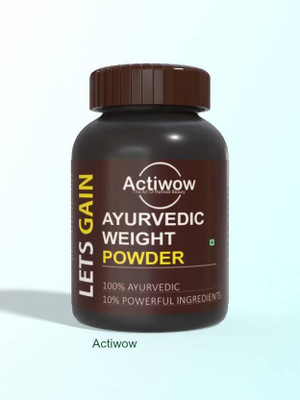 ACTIWOW Lets Gain Clean Bulk Without the Junk Calories Weight Gainers/Mass Gainers(100 g, No Flavor)