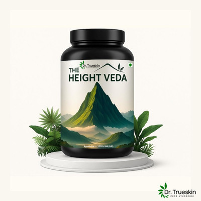 Dr.trueskin Height Veda Powder Ancient Formula Modern Results (2394) Plant-Based Protein(200 g, Unflavored)