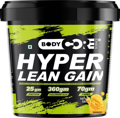 Body Core Science Hyper Lean Gainer-5Kg(Mango) Weight Gainers/Mass Gainers(5 kg, Mango)