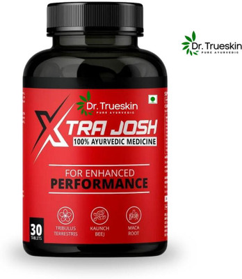Dr.trueskin Xtra Josh Capsules for Men’s Power Red Pack B001 Energy Bars(30 Capsules, No Flavor)